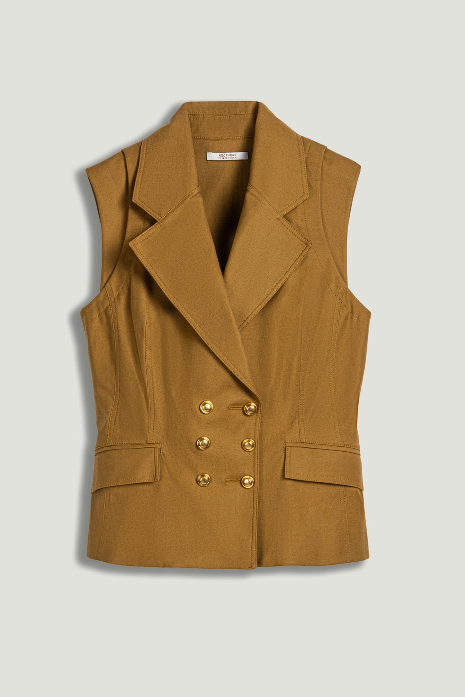 Tailored Double-Breasted Vest