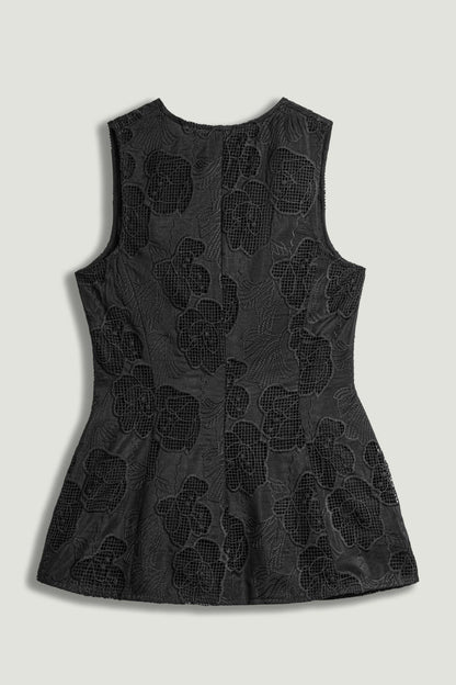 Textured Tailored Vest