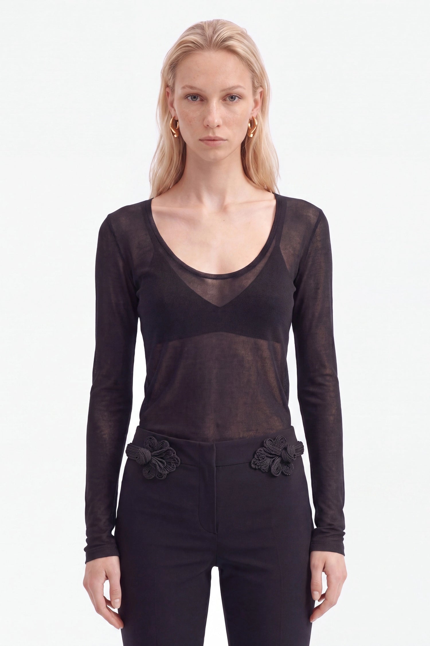 Sheer Knit Top