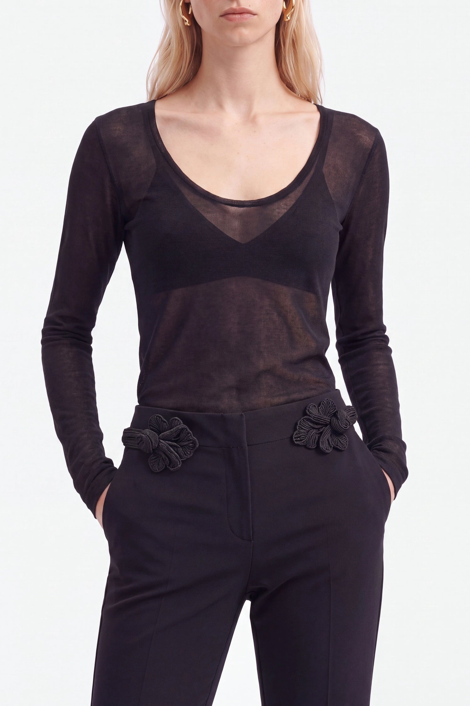 Sheer Knit Top