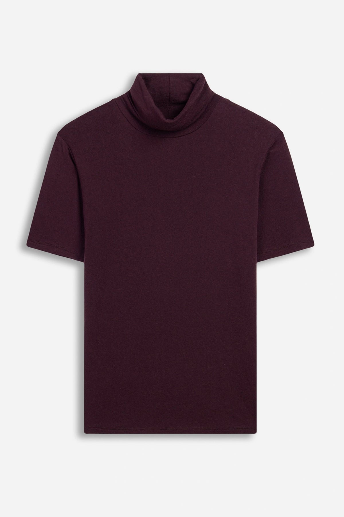 Short Sleeve Turtleneck Top