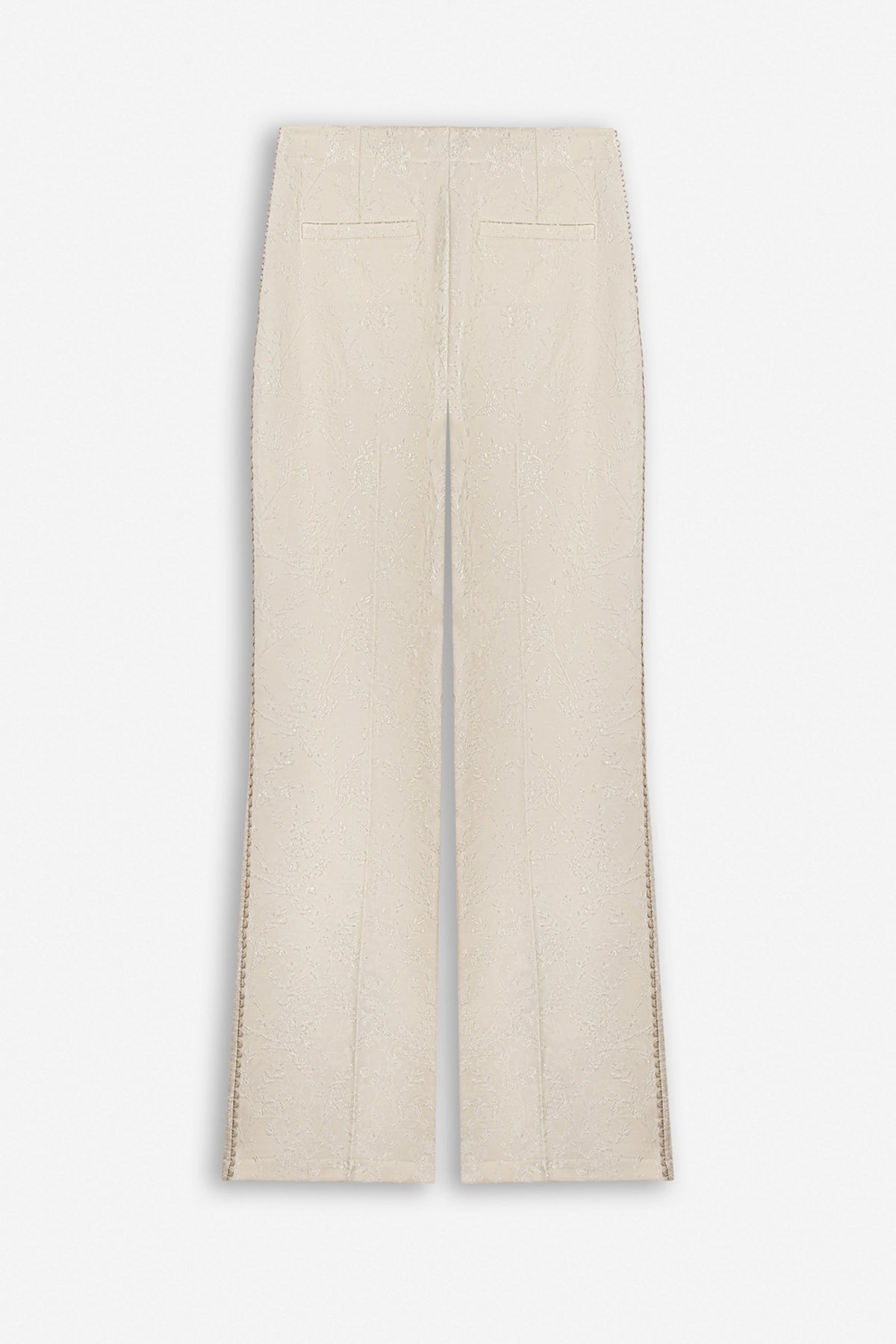 Textured Mid Rise Trousers