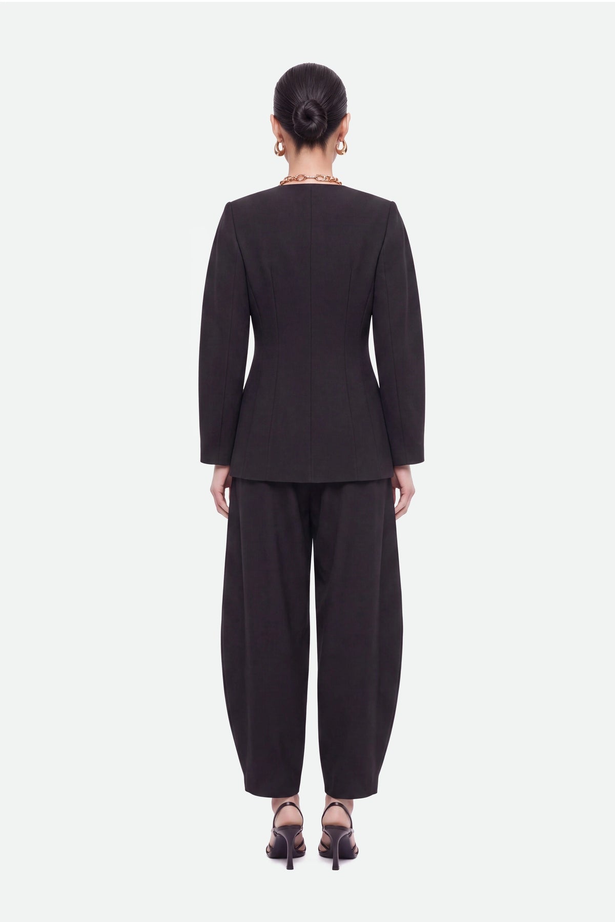 Tailored Wide Leg Trousers