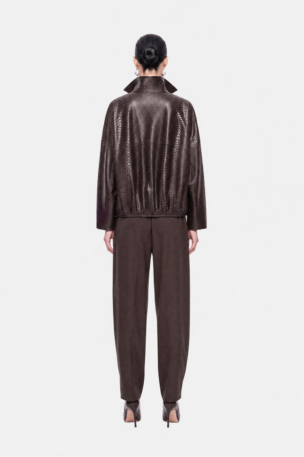 Tie Waist Wide Leg Trousers