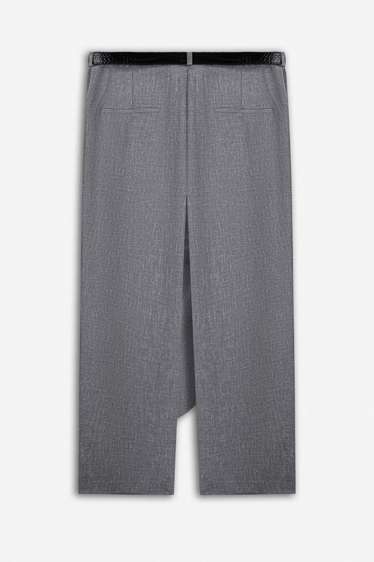 Draped Wrap Front Trousers