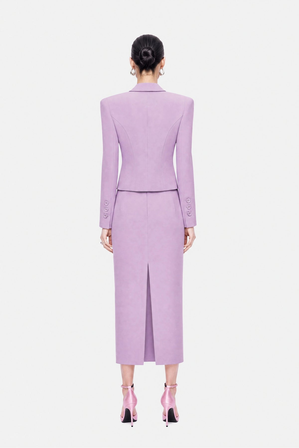 Tailored Midi Pencil Skirt