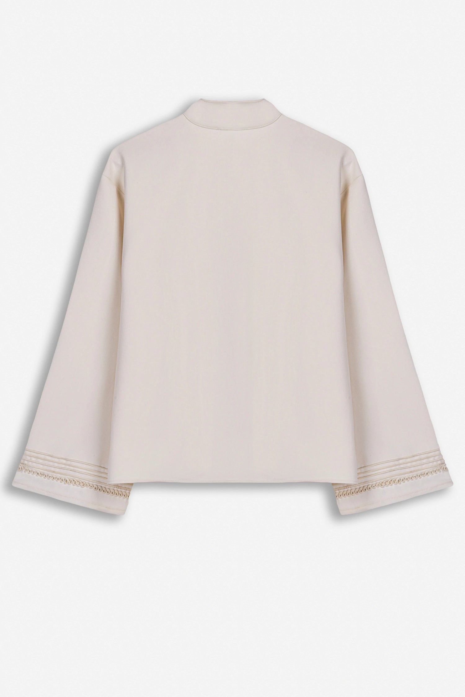 Embroidery Detail Oversized Jacket