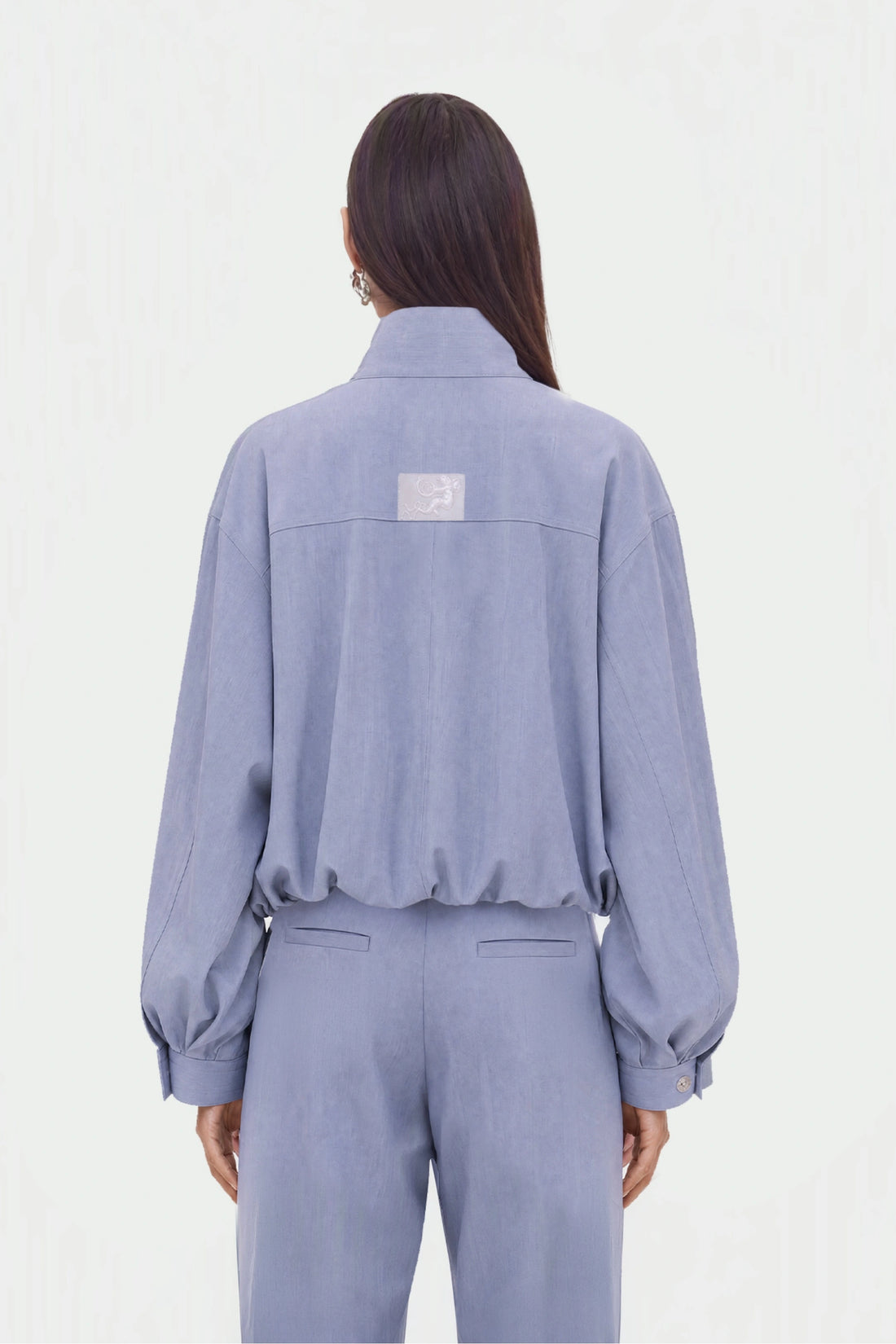 Zip Pocket Stand Collar Jacket