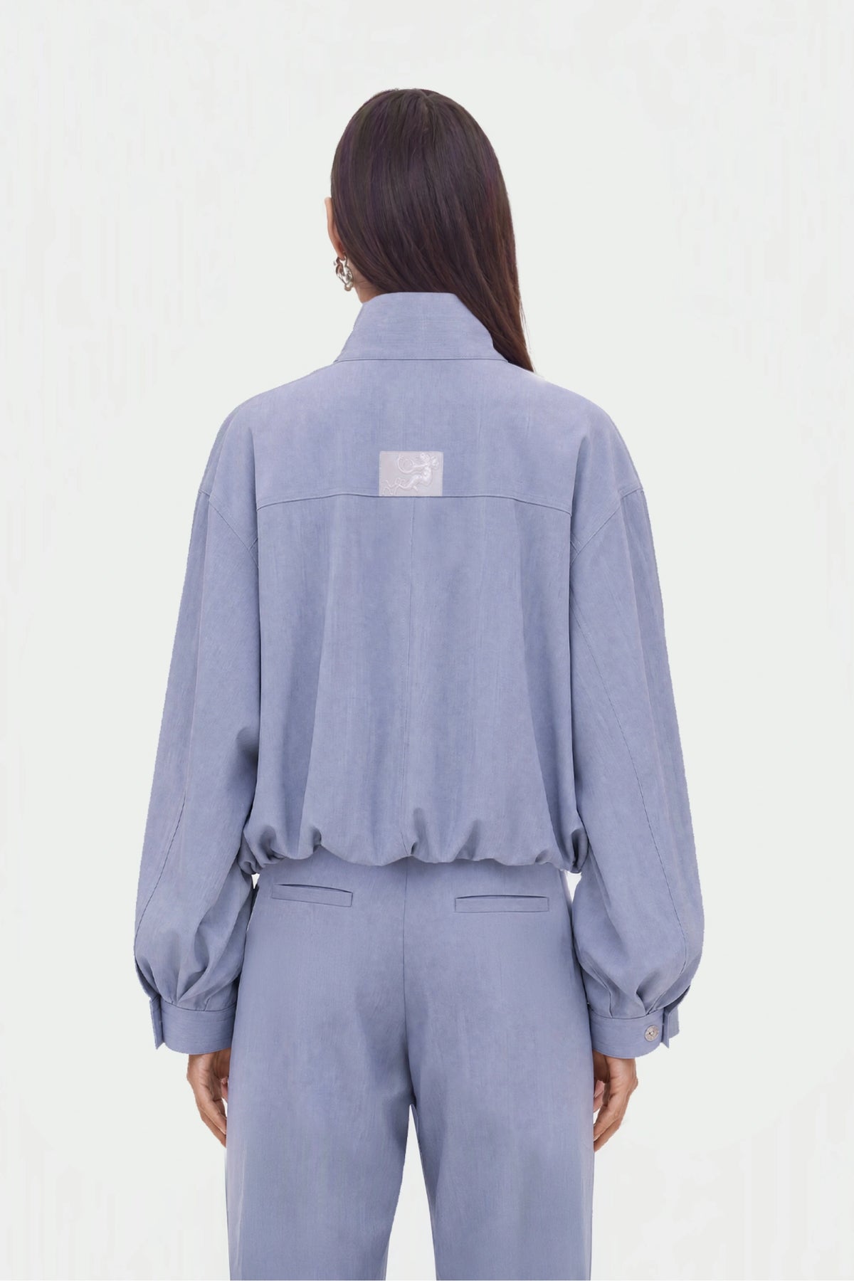 Zip Pocket Stand Collar Jacket