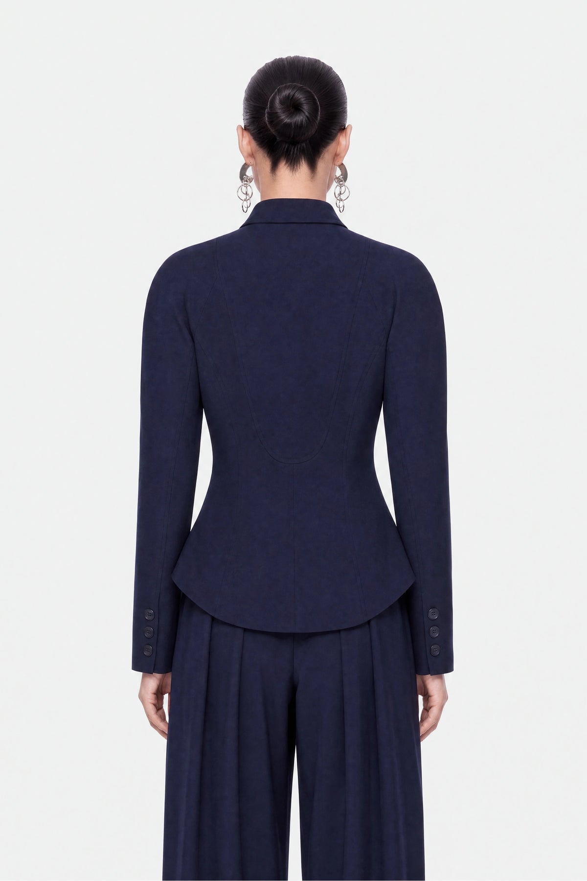 Double Breasted Stand Collar Jacket