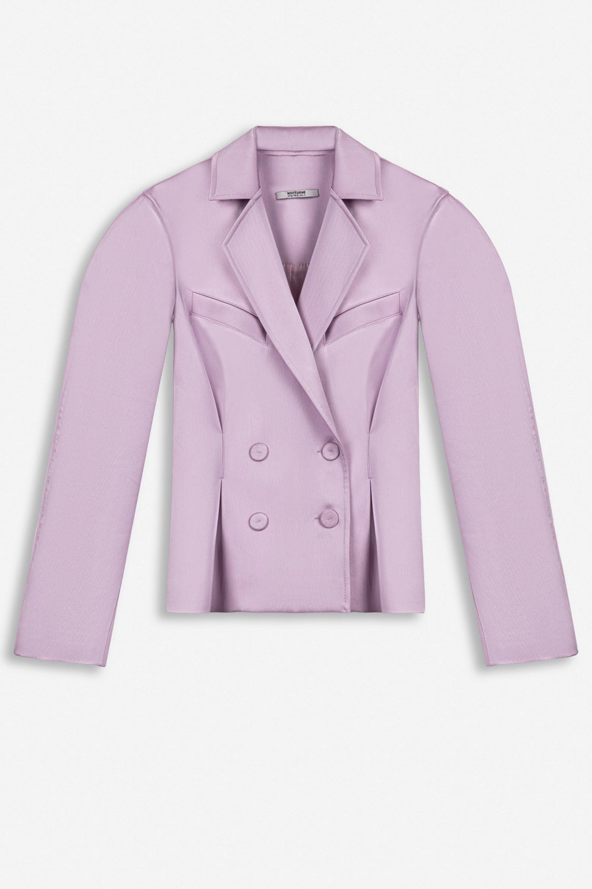 Double Breasted Folded Collar Jacket