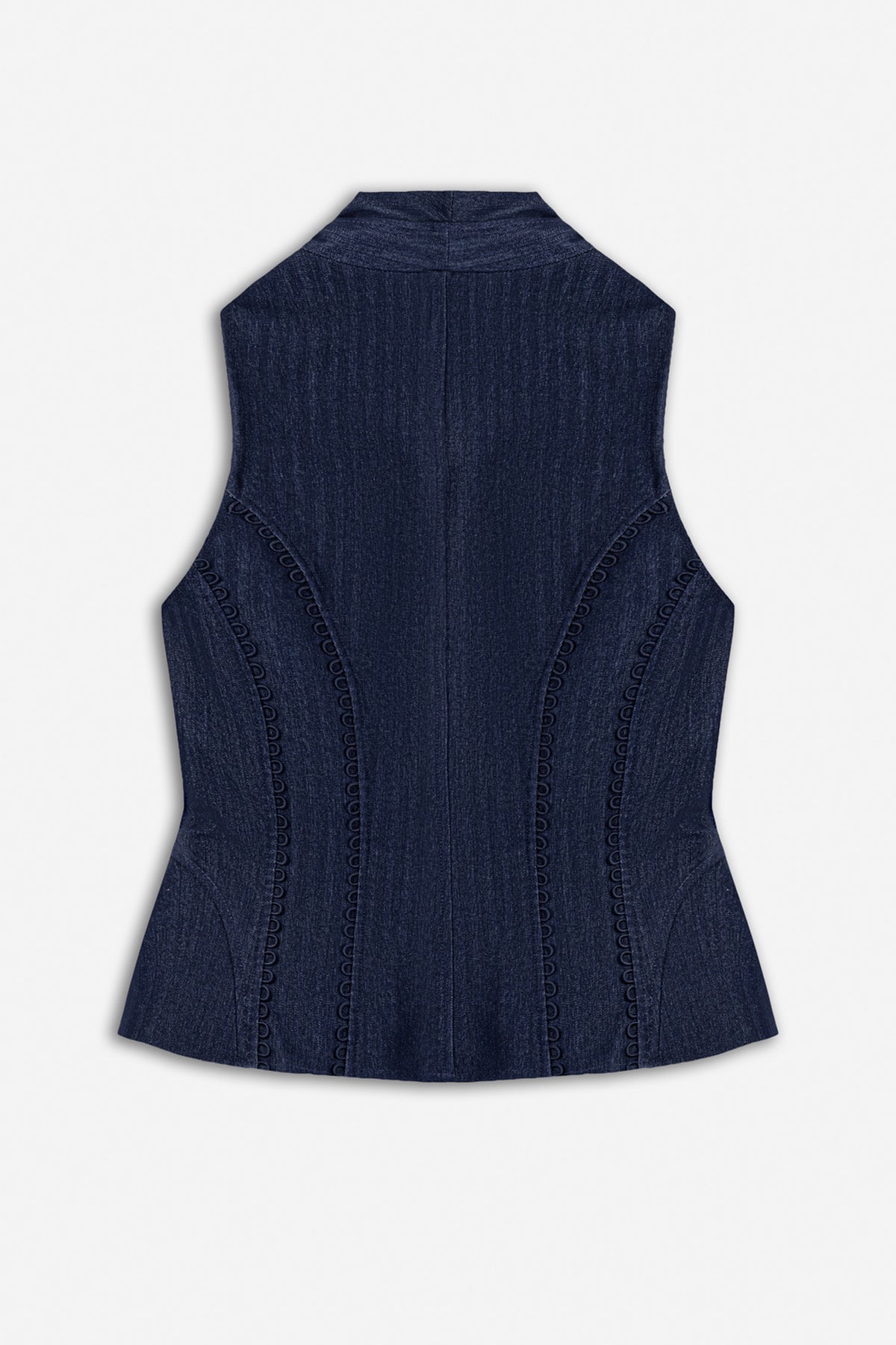 Loop Trim Tailored Vest