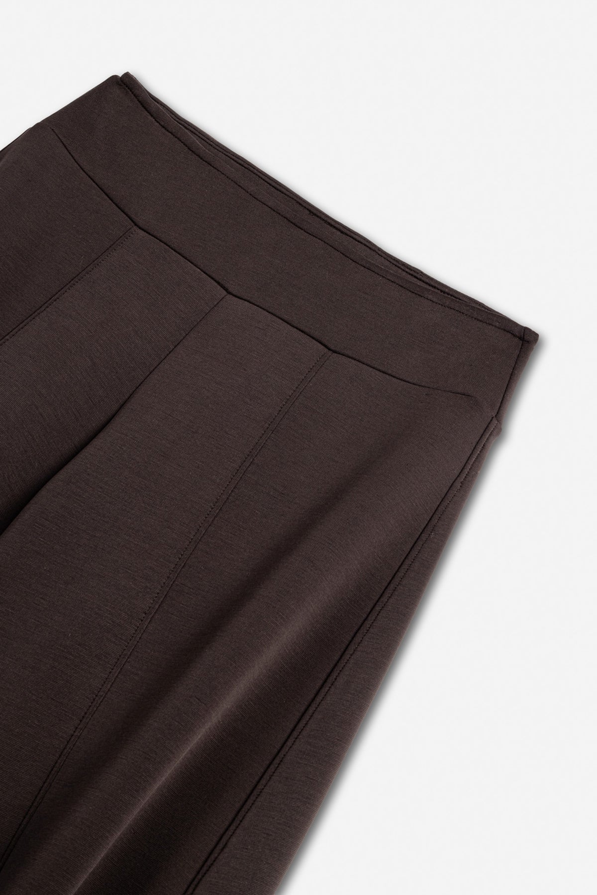 Panelled Barrel Leg Jersey Trousers