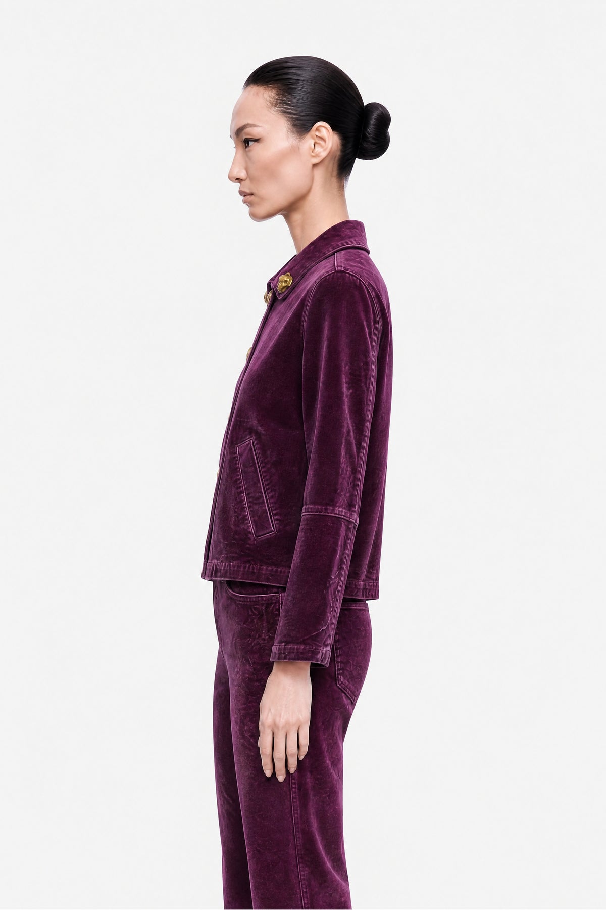 Straight Leg Corduroy Trousers