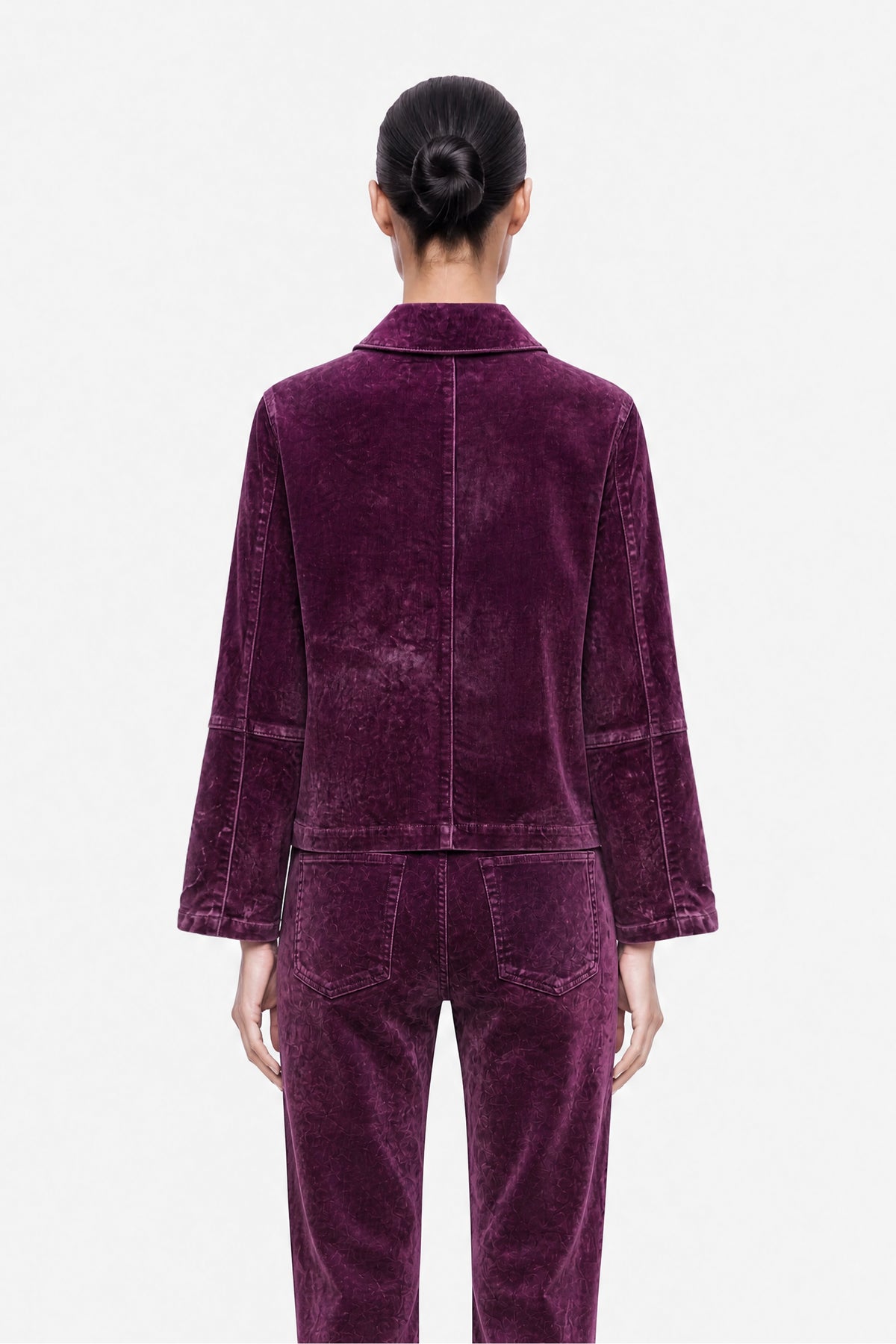 Gold Button Velvet Jacket