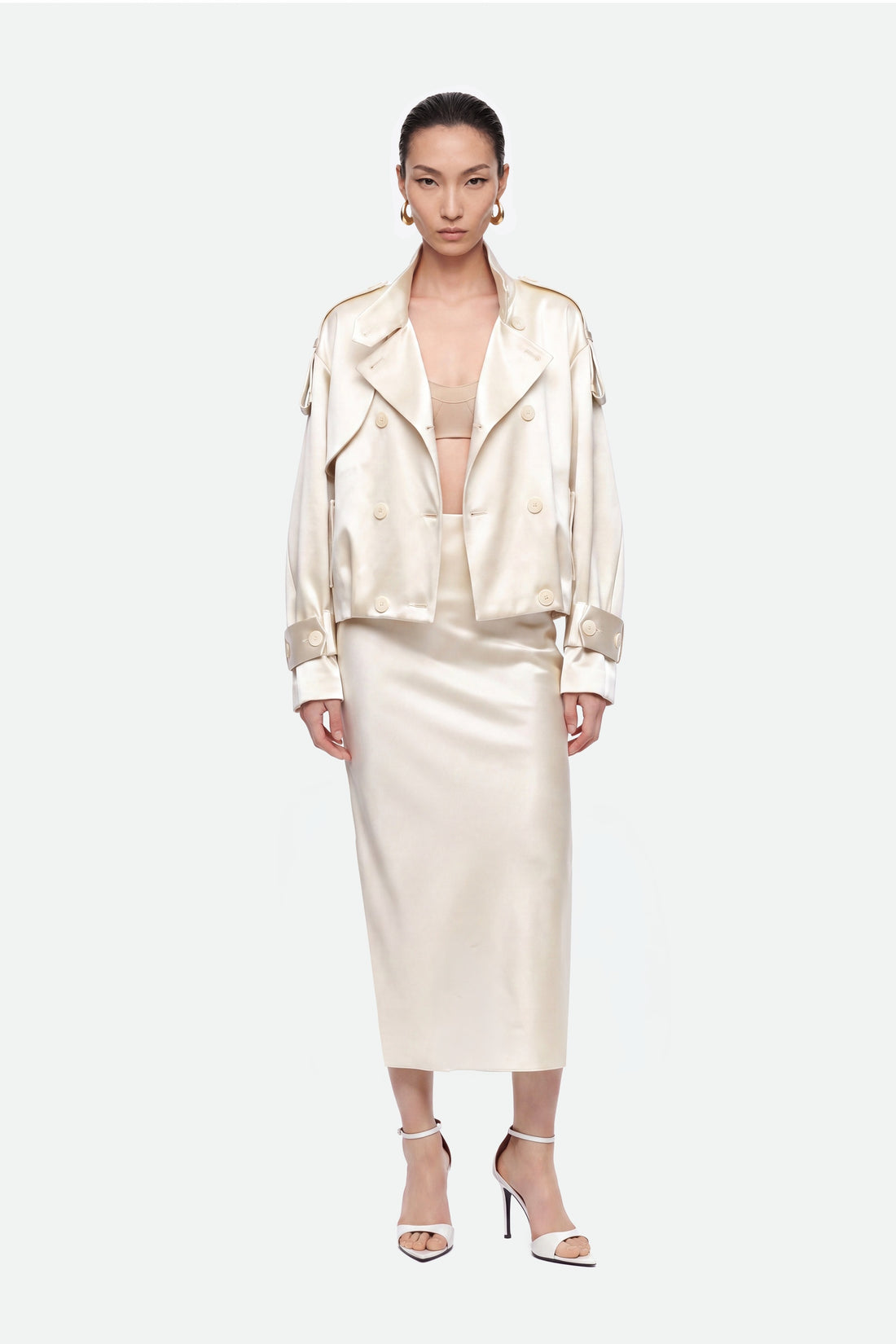 Oversized Double Breasted Trench Coat