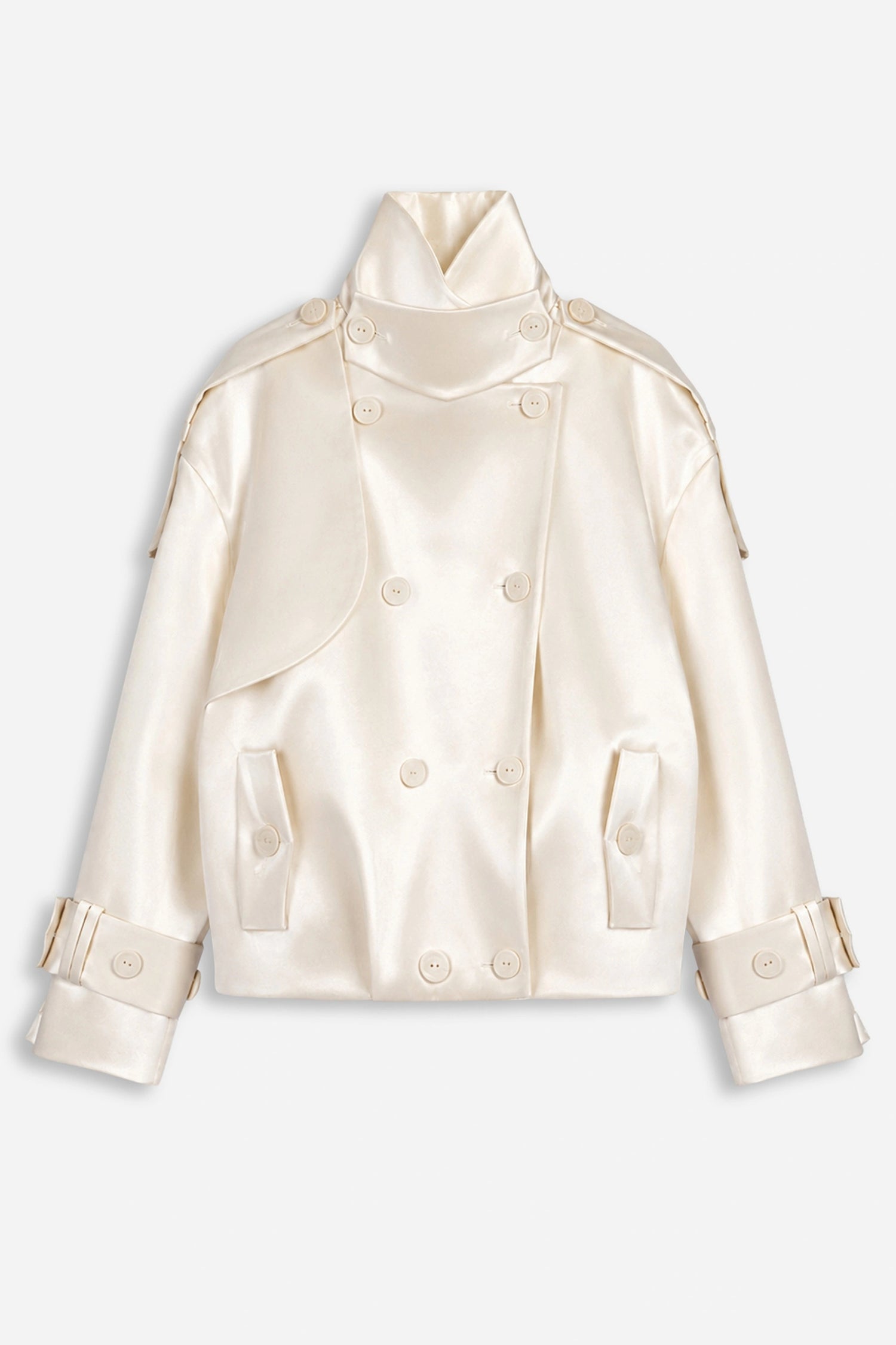 Oversized Double Breasted Trench Coat