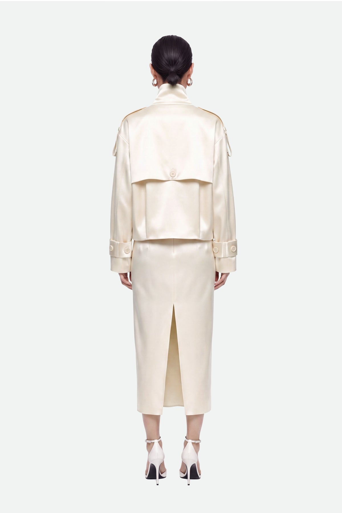 Oversized Double Breasted Trench Coat