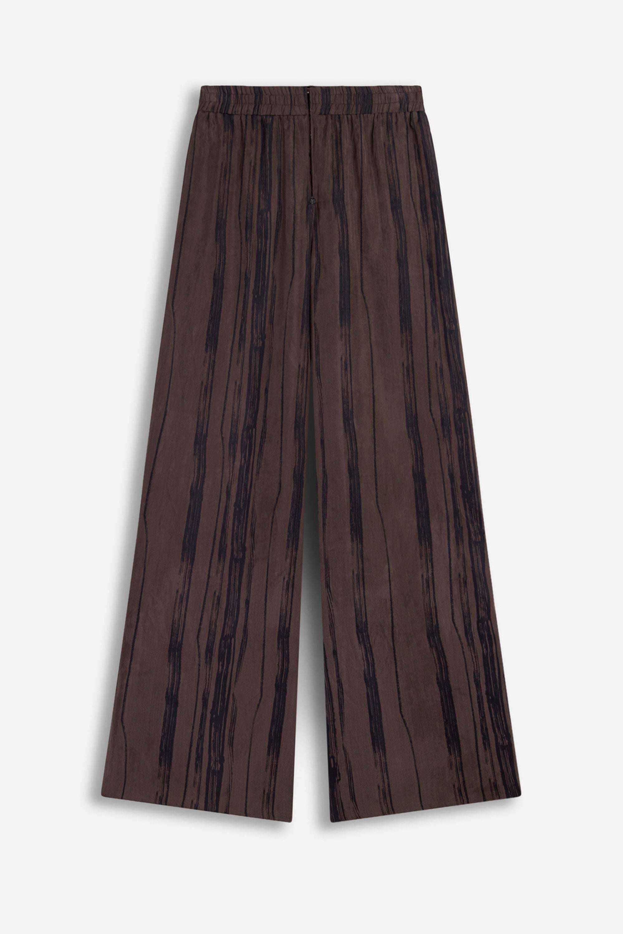 Printed Wide Leg Trousers