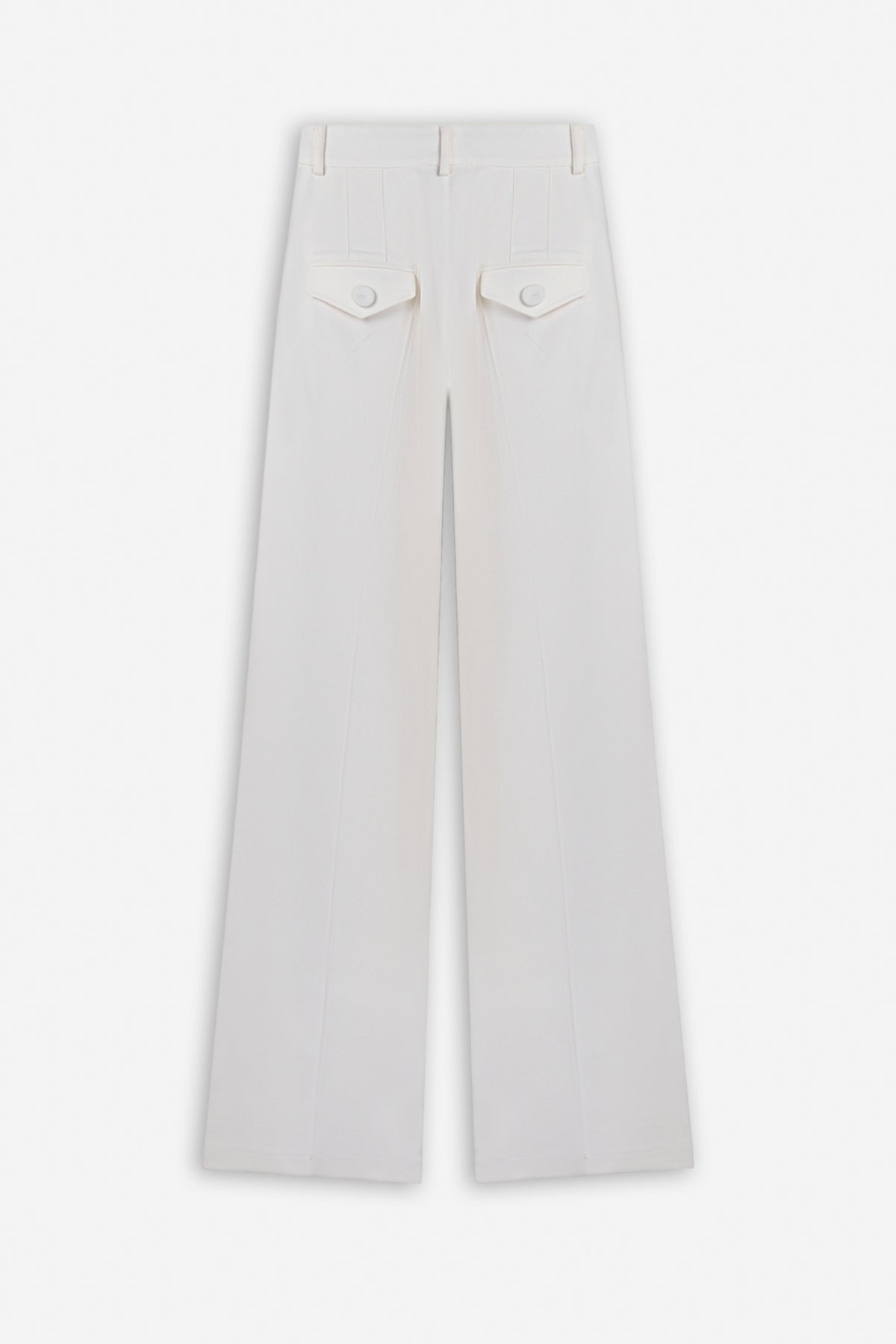 Double Pleat Wide Leg Trousers