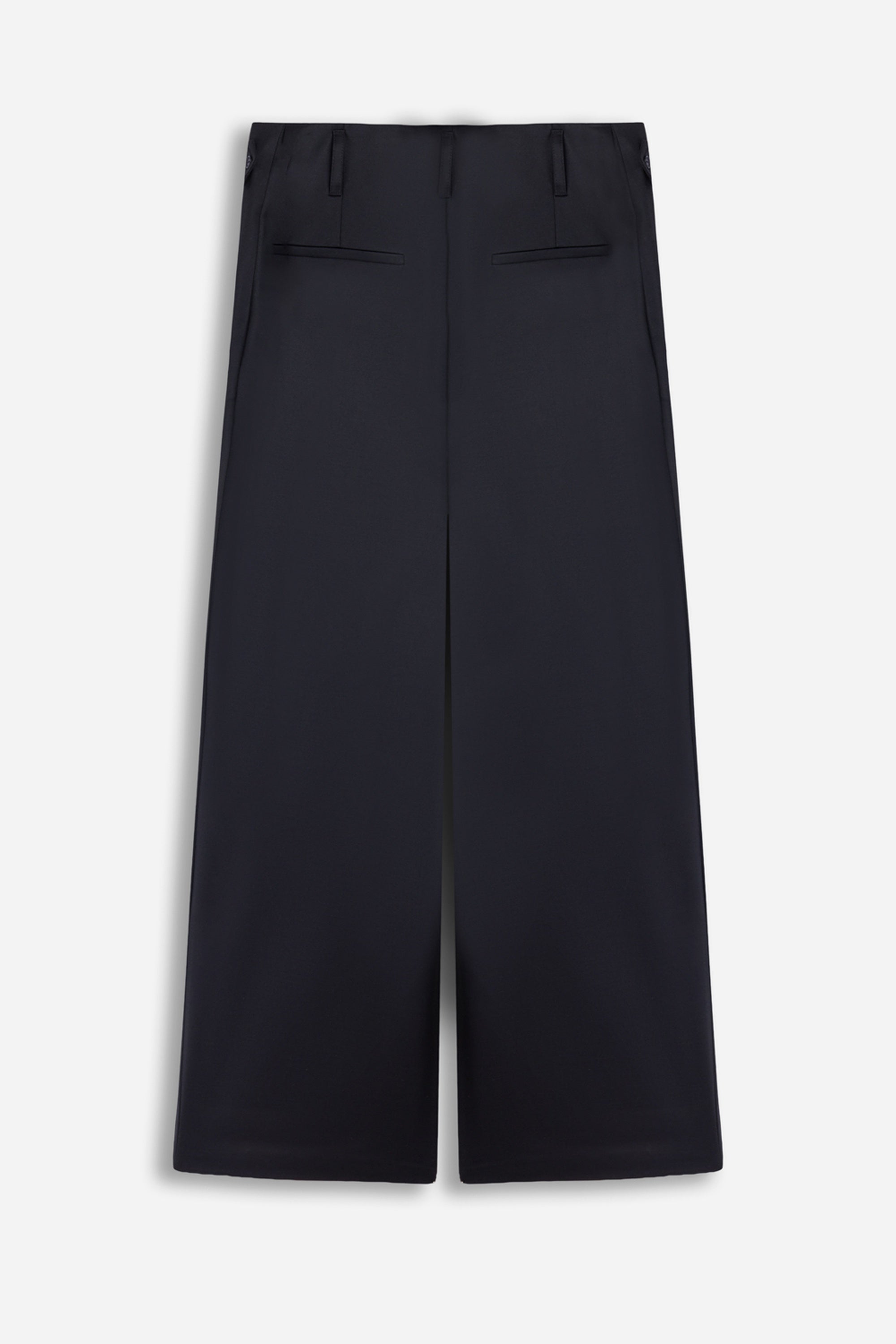 Double Pleat Belted Trousers