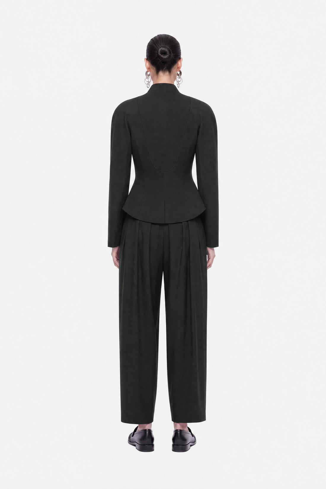 Double Breasted Stand Collar Jacket