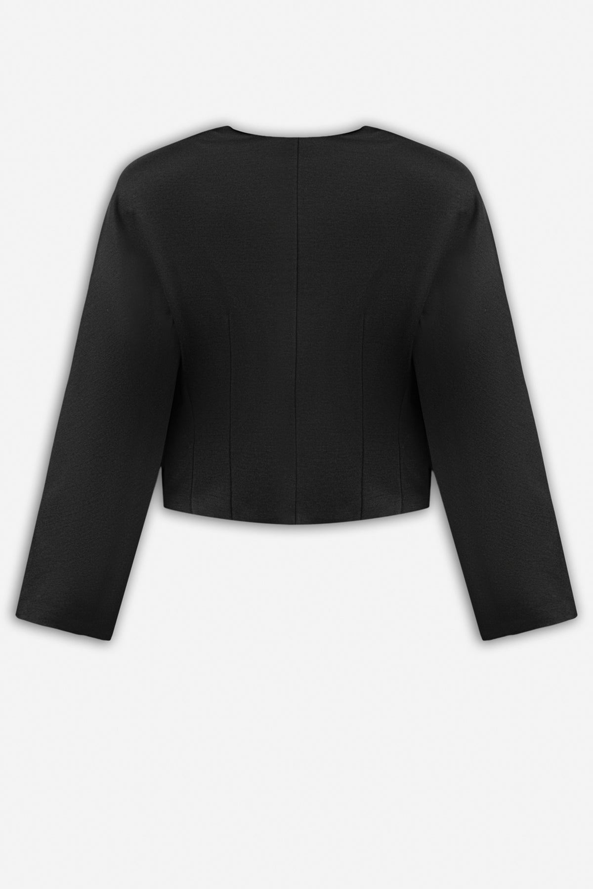Double Breasted V-Neck Jacket