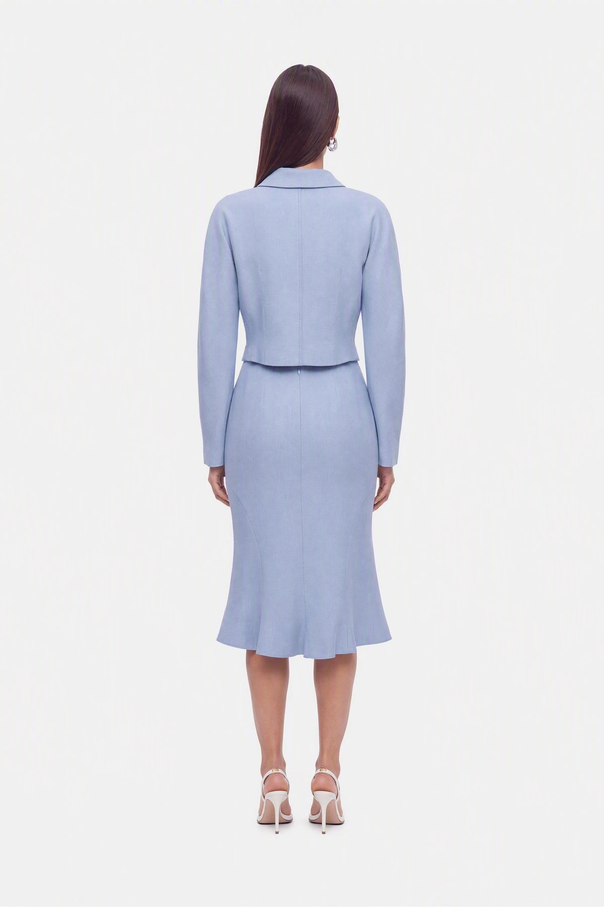 Shawl Collar Cropped Jacket