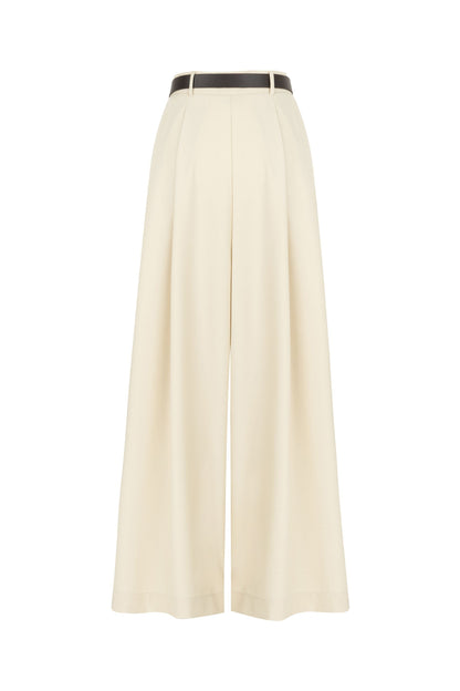 Belted Palazzo Trousers