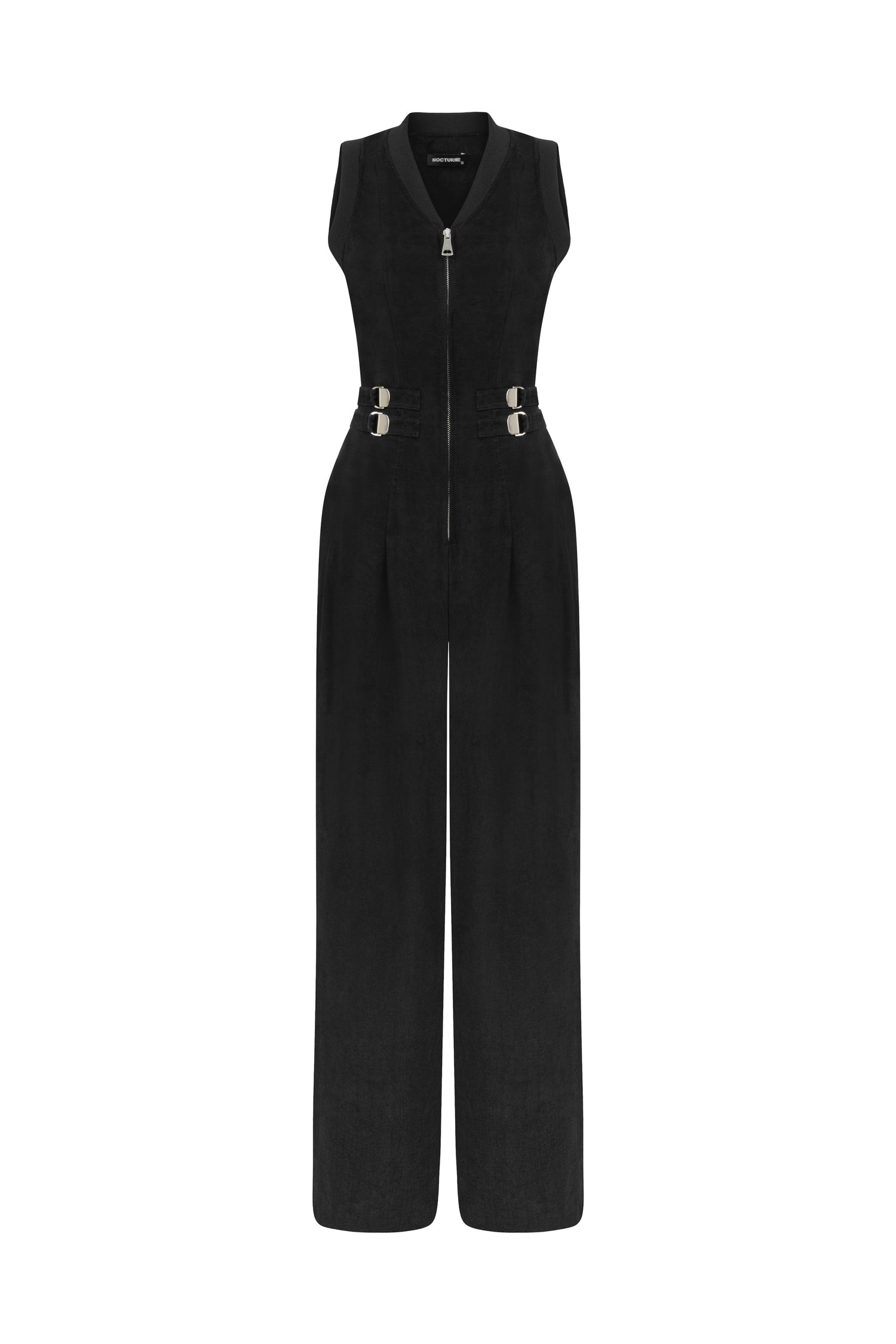 Bomber Neck Jumpsuit (Final Sale)