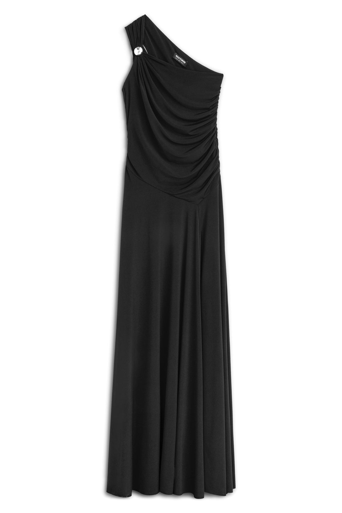 Black One Shoulder Maxi Dress
