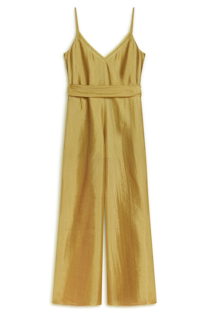 Yellow Metal Accessory Overalls