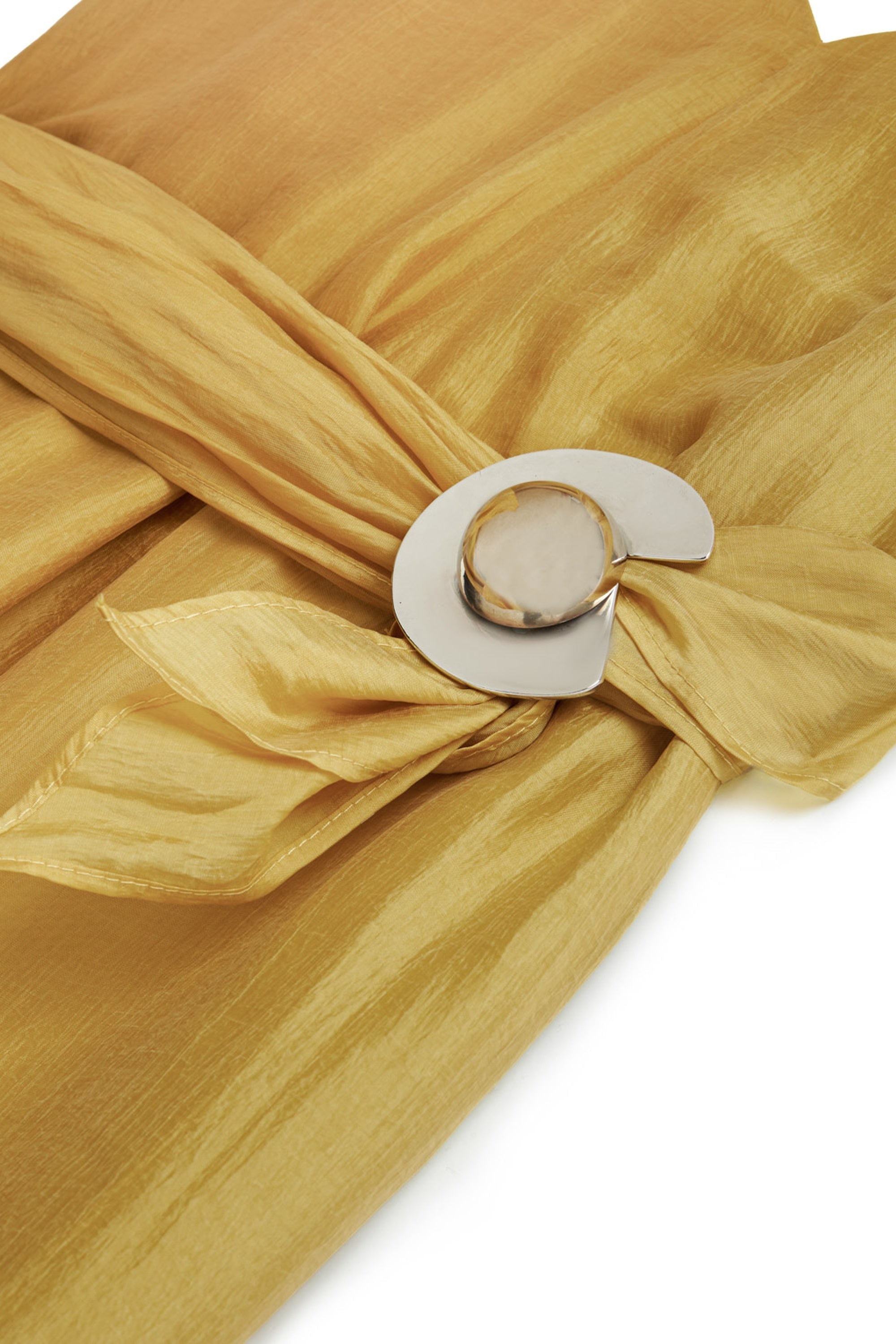 Yellow Metal Accessory Overalls