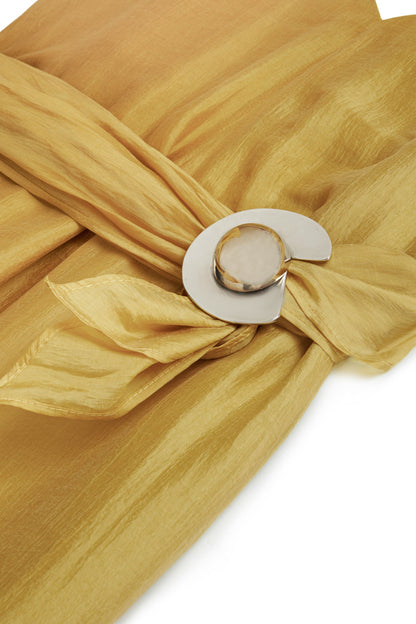 Yellow Metal Accessory Overalls