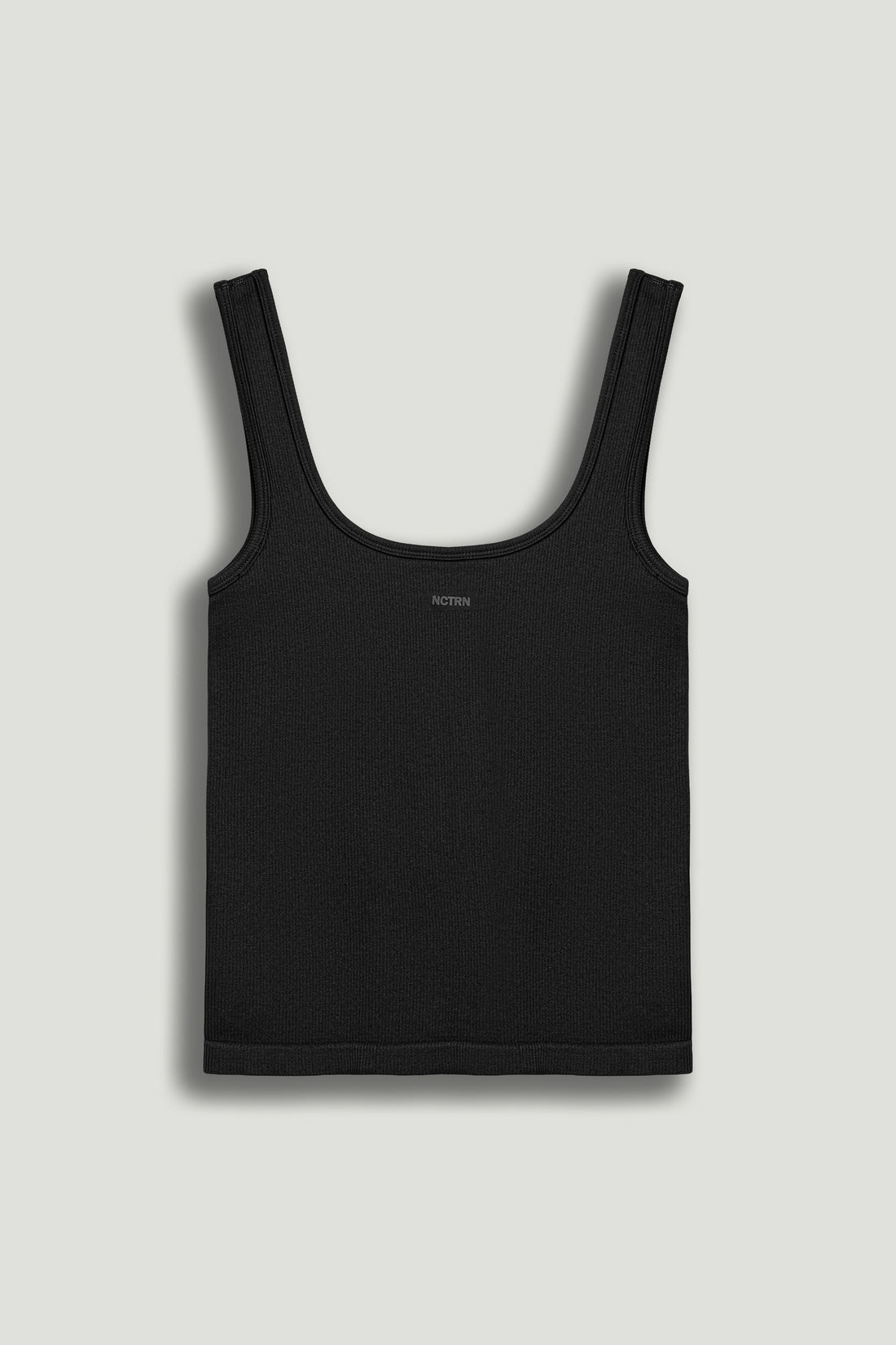 Black Printed Sleeveless Crop Top