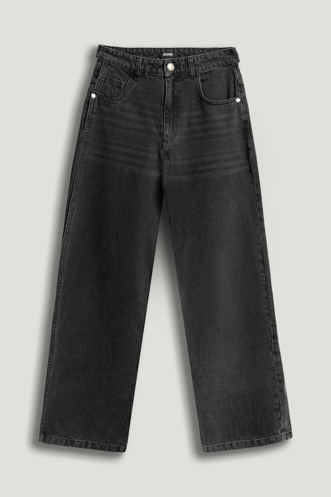 Washed Wide Leg Jeans