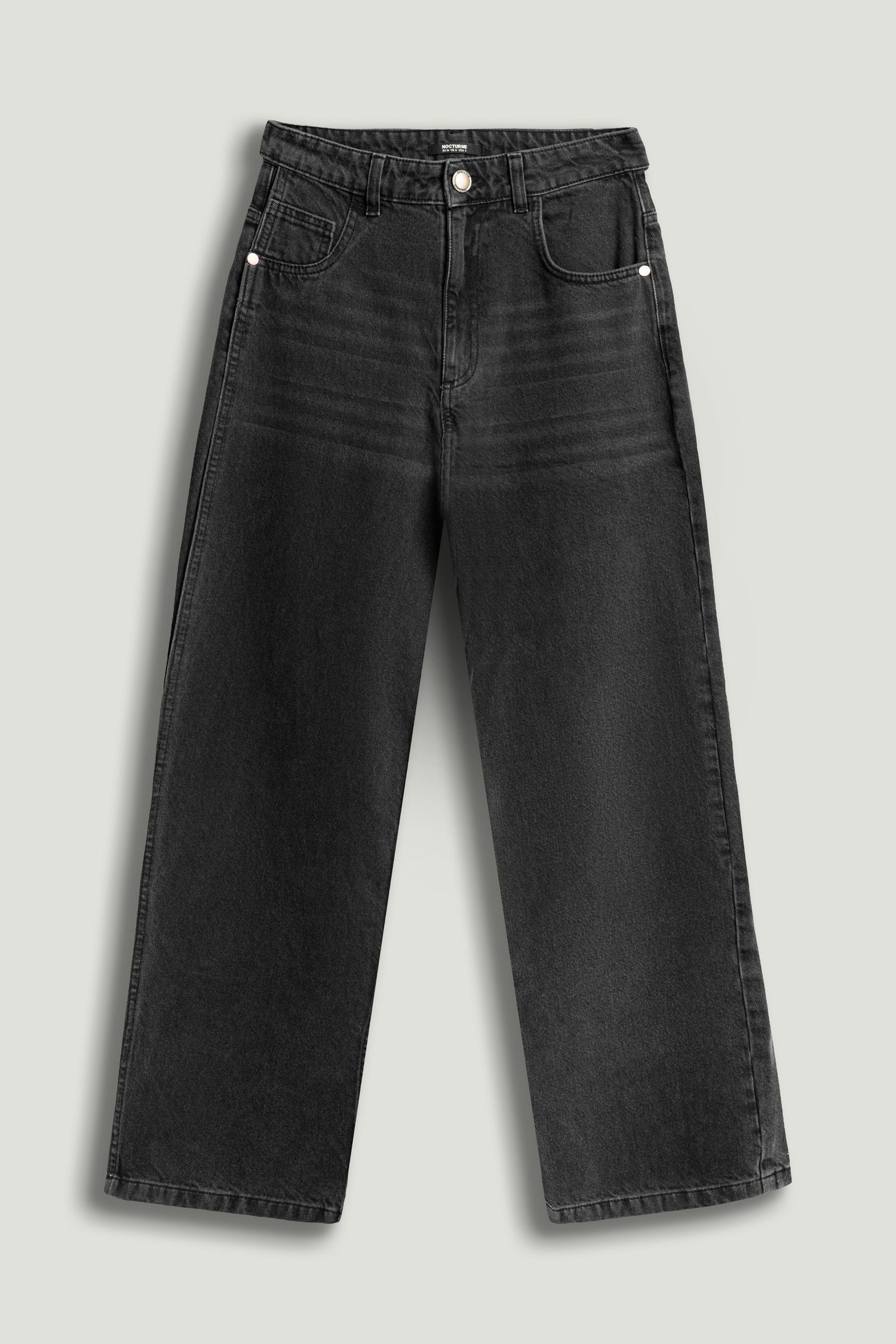 Washed Wide Leg Jeans
