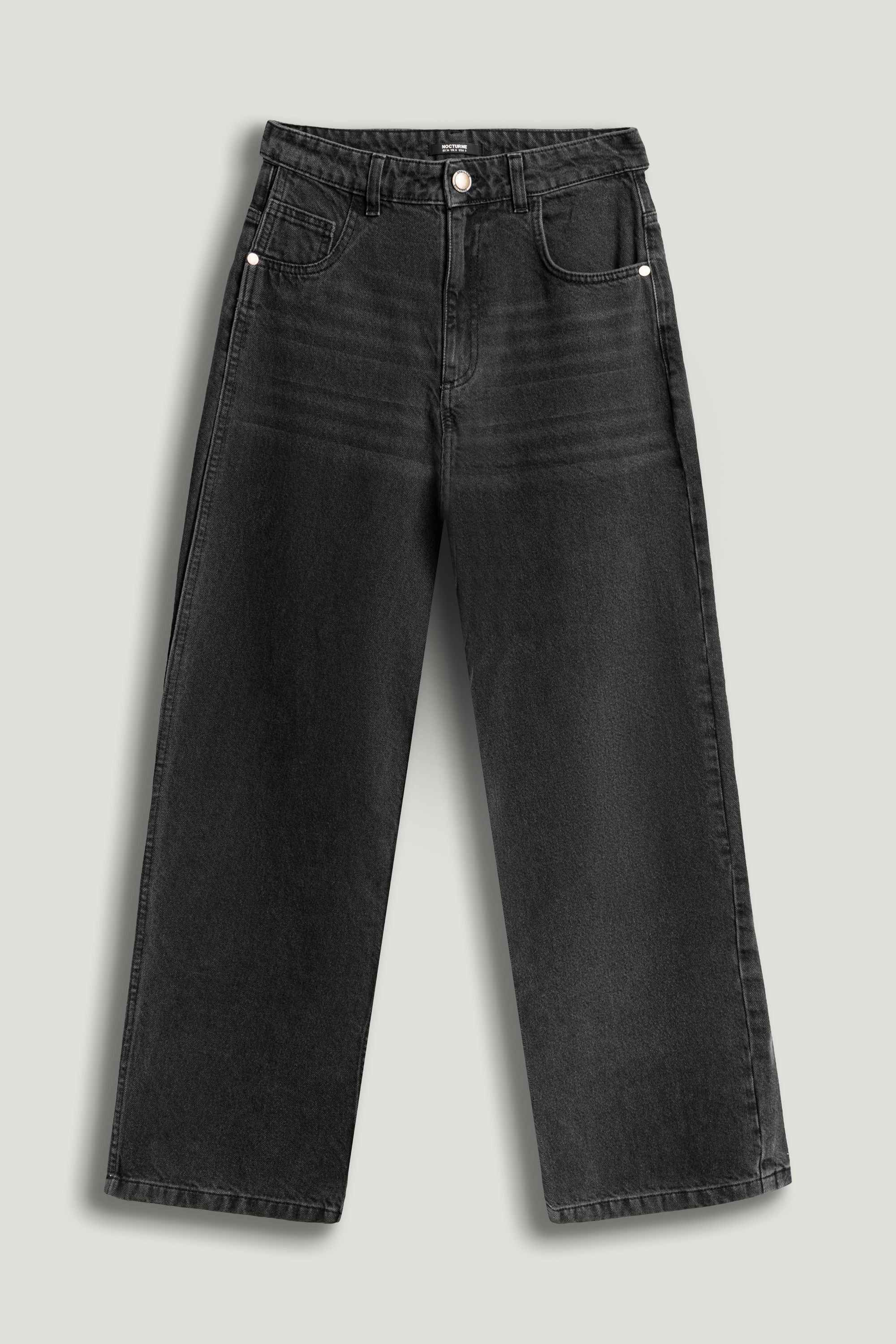 Washed Wide Leg Jeans