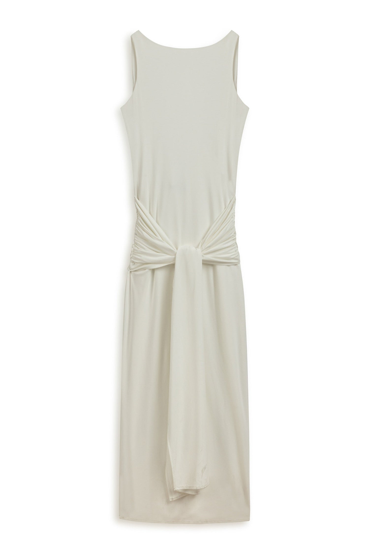 Ecru Backless Maxi Dress