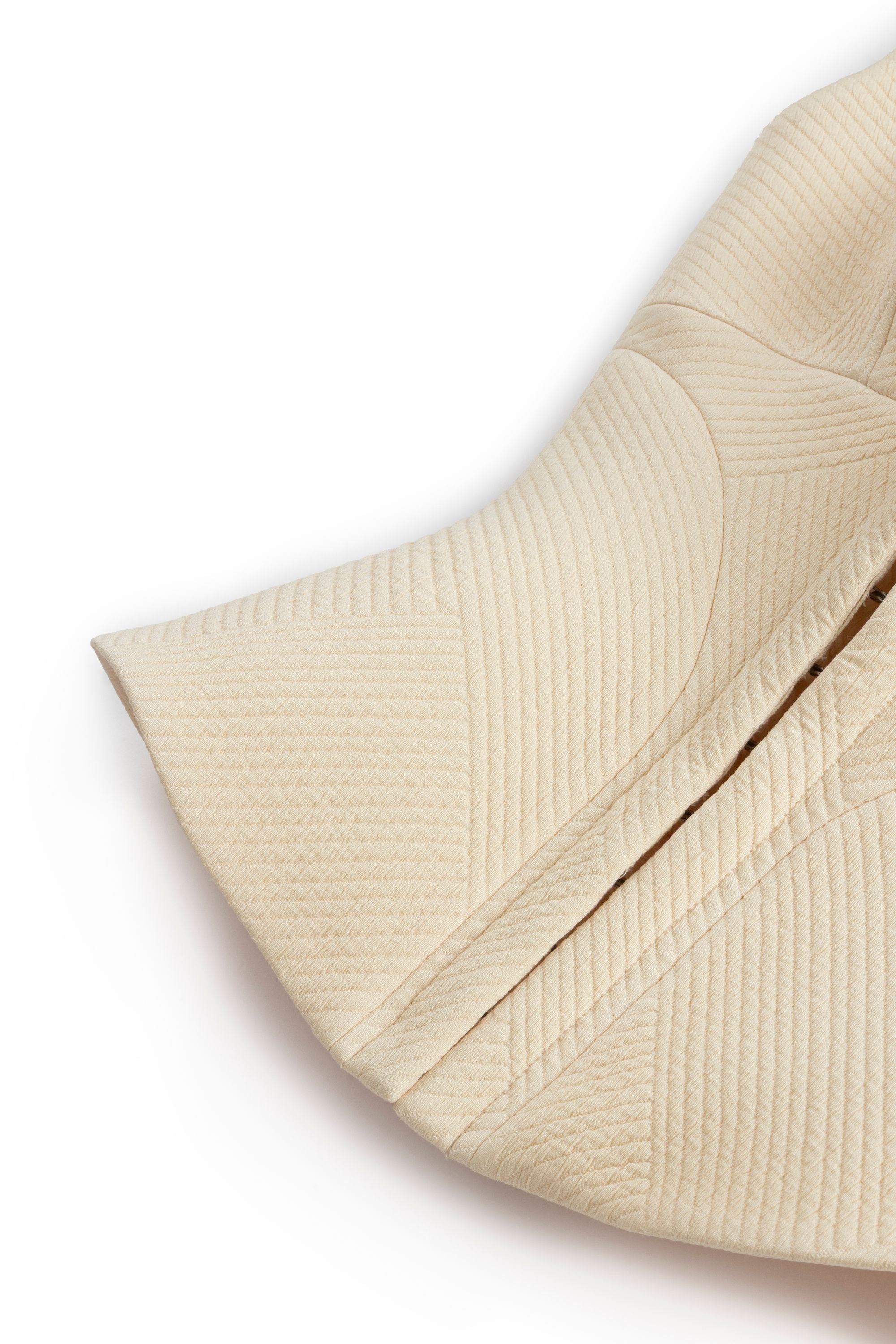 Ecru Corset-Inspired Blouse