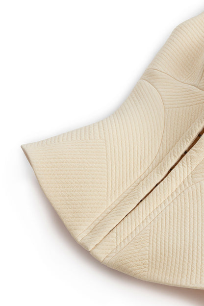 Ecru Corset-Inspired Blouse