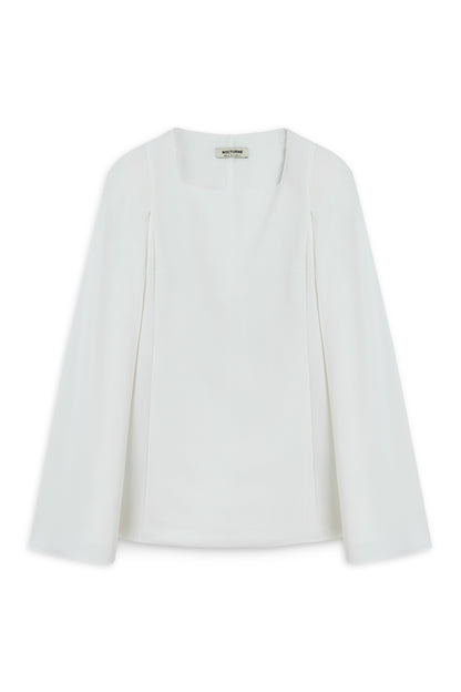 Cape Sleeve Mini Dress