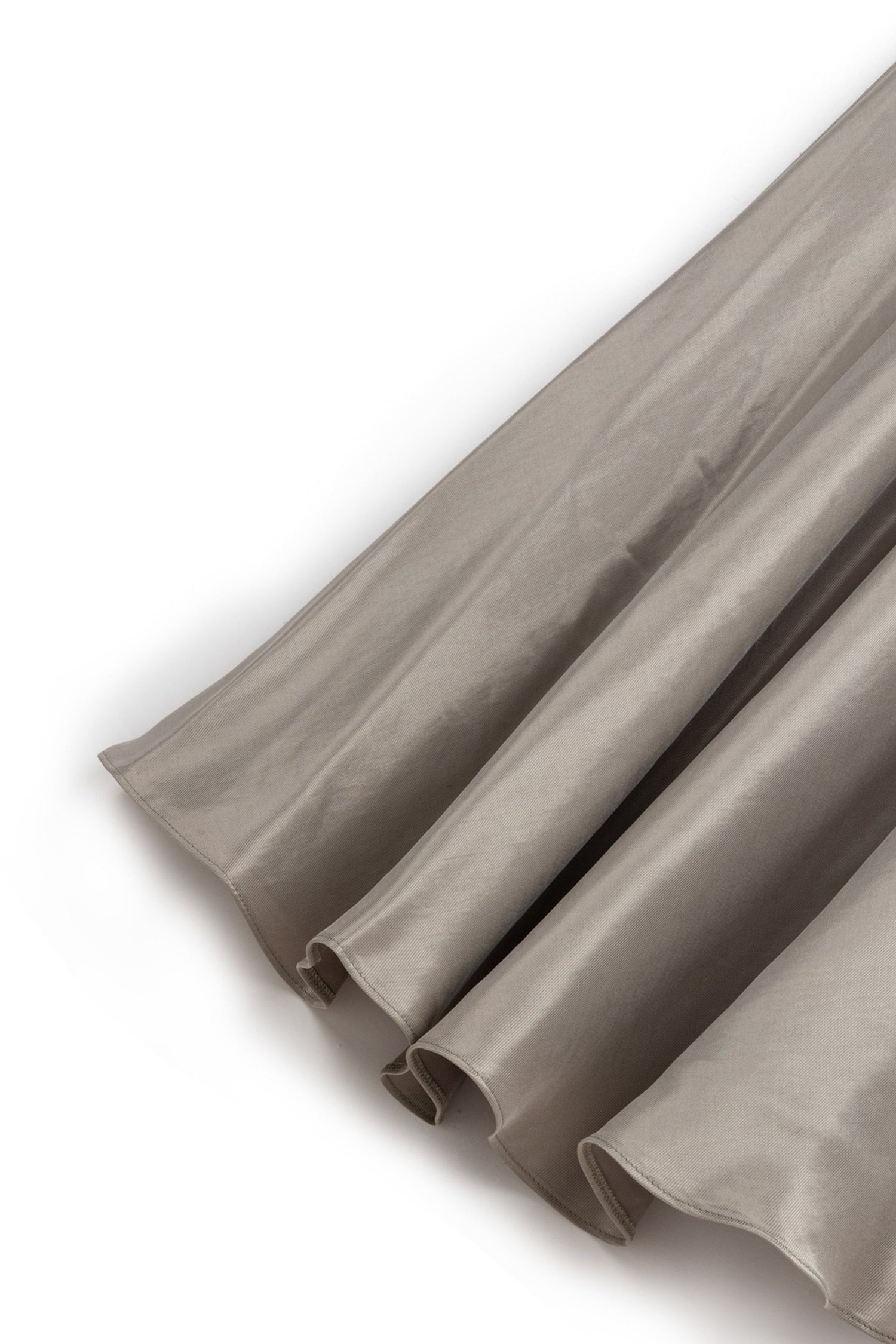 Mink Satin Look Midi Skirt