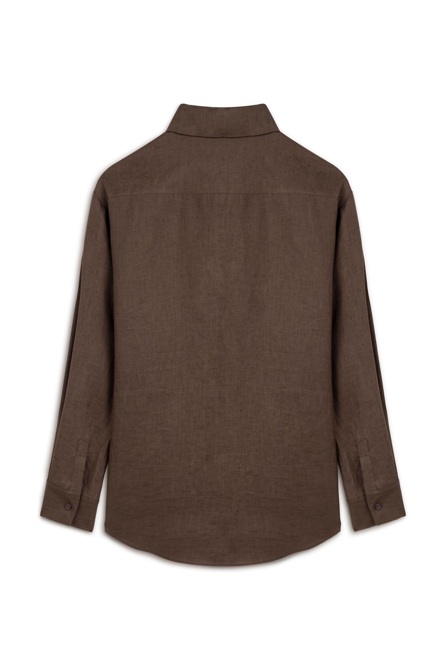 Dark Brown Linen Shirt