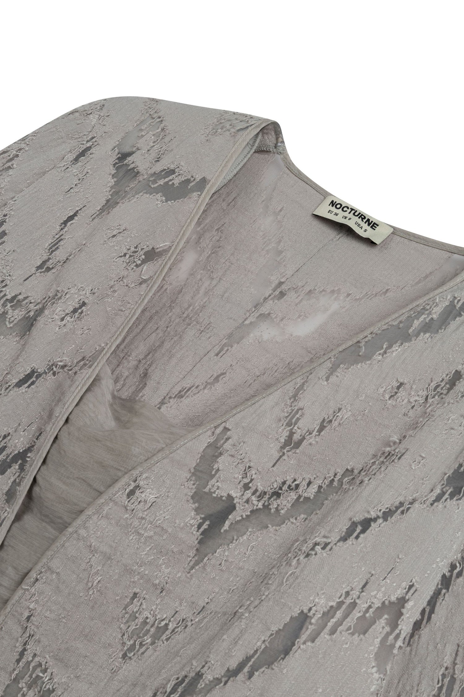 Grey Jacquard Jacket