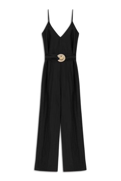 Black Metal Accessory Overalls