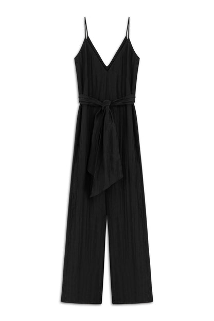 Black Metal Accessory Overalls
