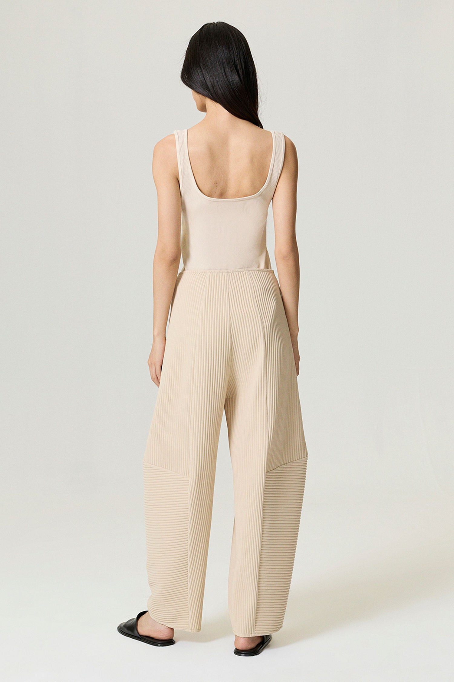 Cord Detailed Pants