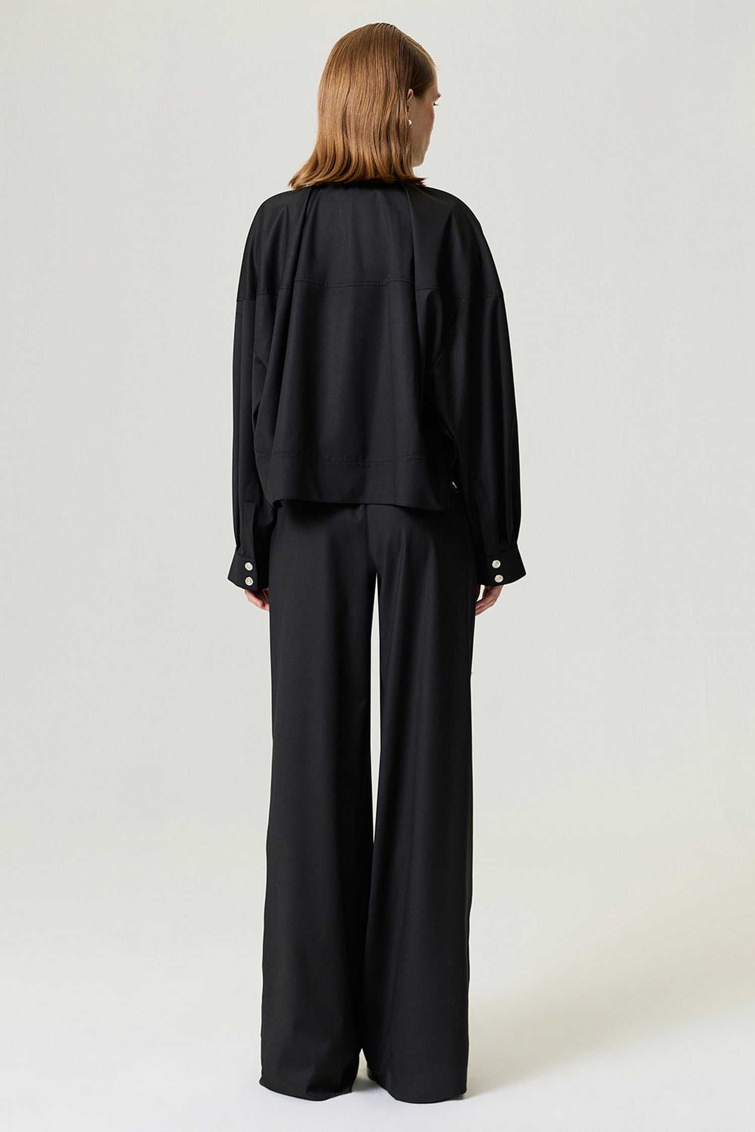 Black Draped Jacket
