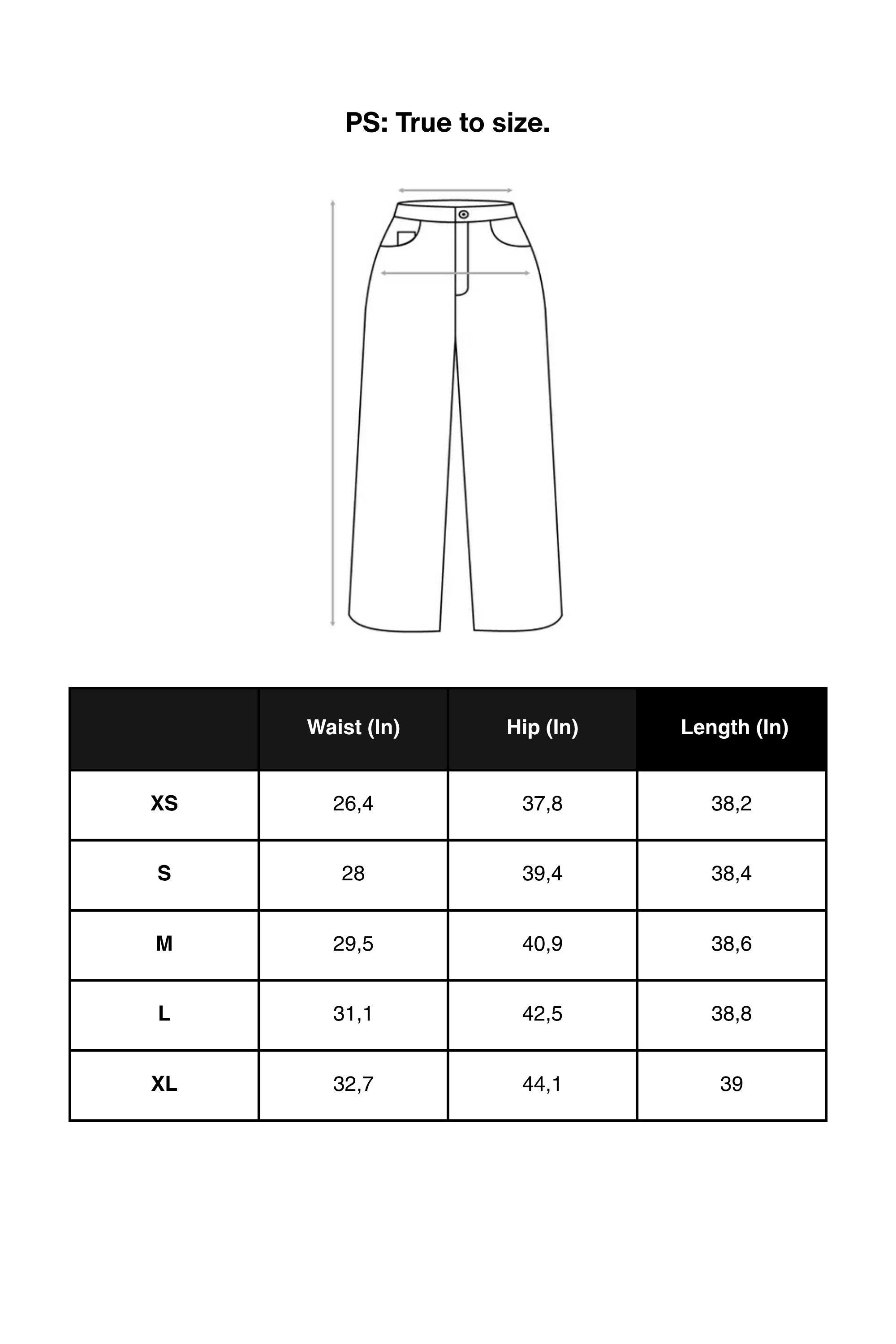 Gold Button Detail Pants